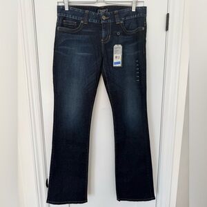 Guess Daredevil Boot Low Rise Jeans Sz 31 Dark Indigo Junction Wash Bootcut NWT